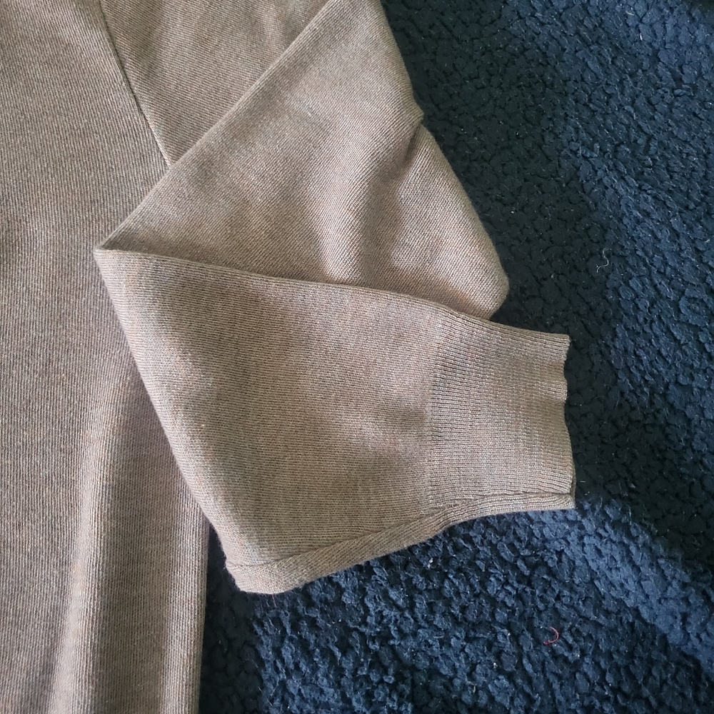 Vintage Lahmar Gray V-Neck Sweater Made in USA Mens Large 042025 - Picture 4 of 7